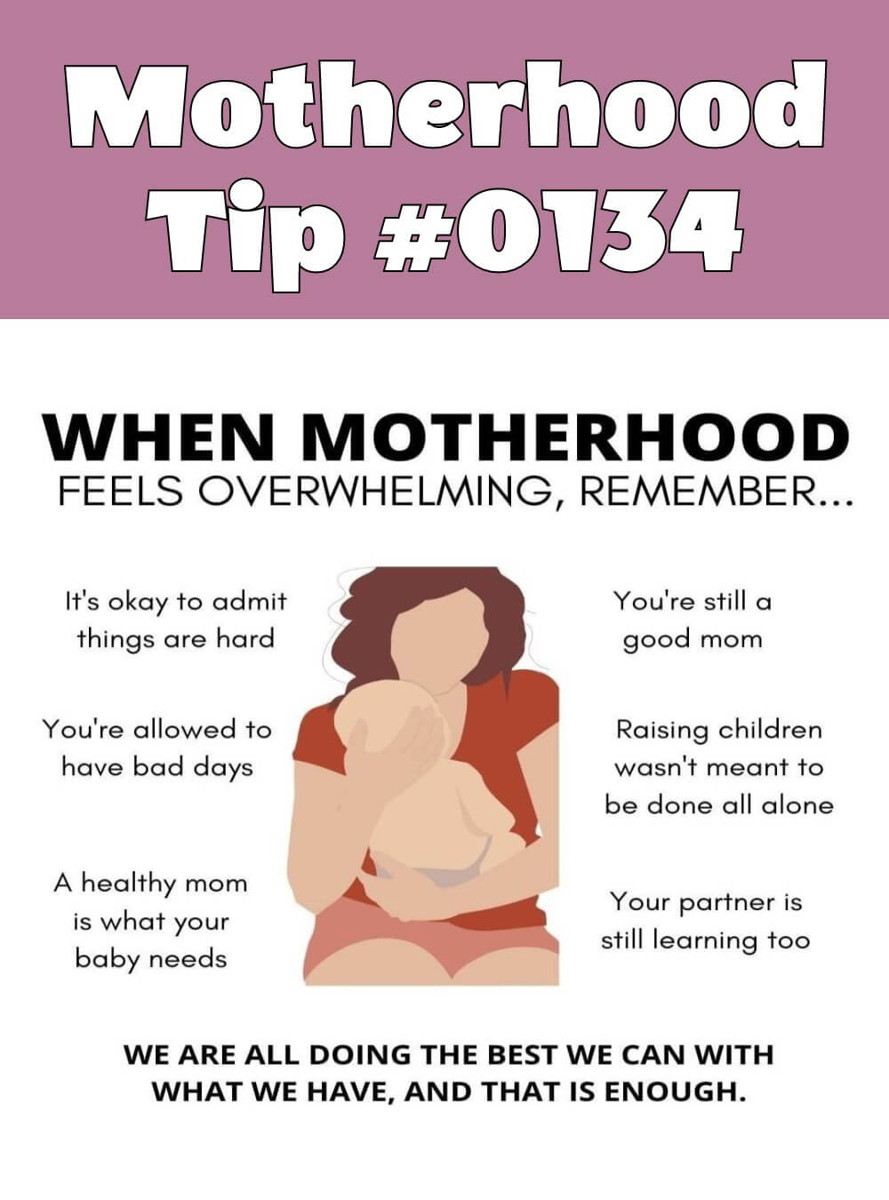 Parenting and Pregnancy Infographic | Motherhood Tip #0134